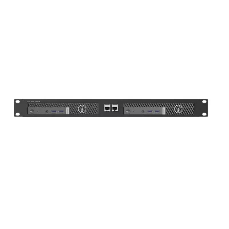 Rackmount.IT Kit for Dell OptiPlex MFF - 1U 19-Inch Rackmount Bracket, Black