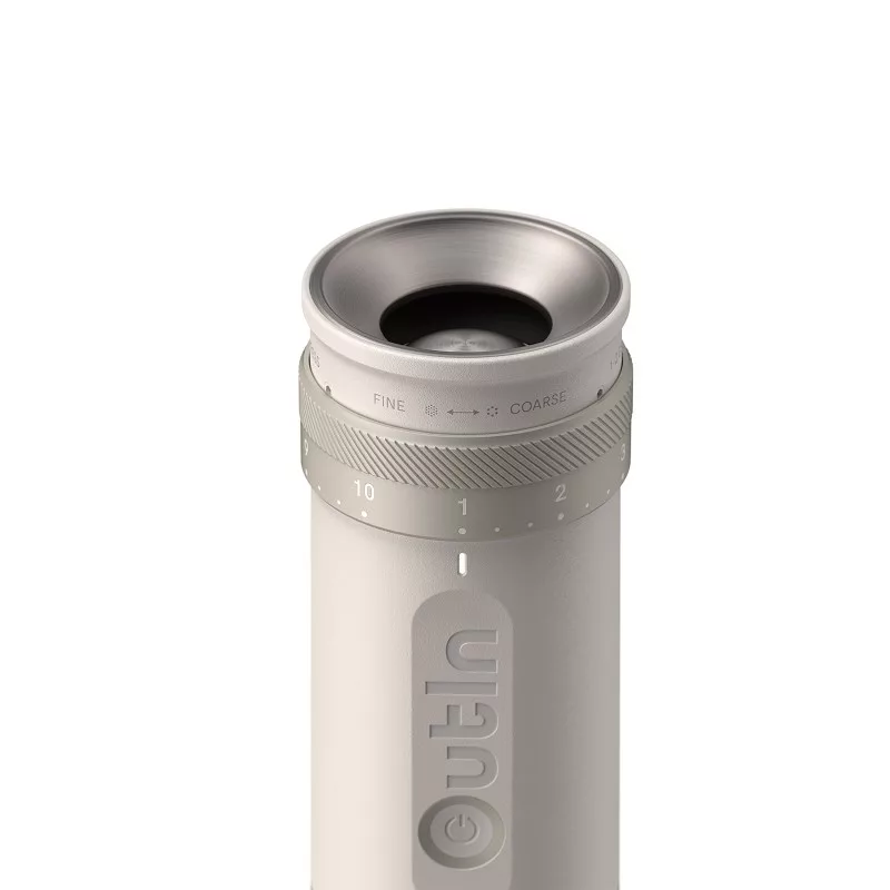 OutIn Fino White Conical Burr Coffee Grinder