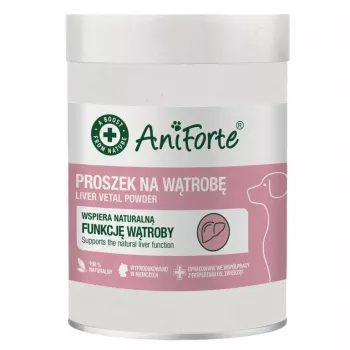 AniForte Liver Vital Powder for Dogs - Liver Support Supplement - 100g