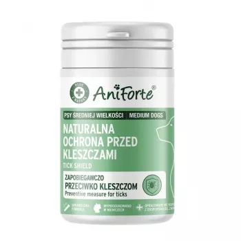 ANF ANIFORTE Tick Shield Medium Breeds - Supplements for Dogs - 60 Tablets