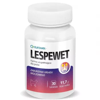 EUROWET Lespewet - Veterinary Dietary Supplement for Dogs - Renal Support - 30 Tablets