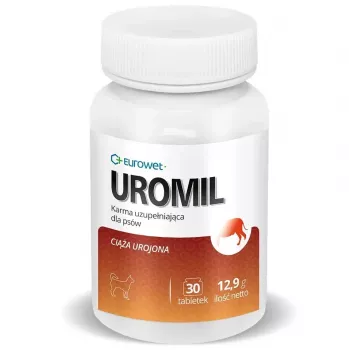 EUROWET Uromil Urinary Tract Support for Dogs and Cats - 30 Tablets