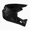 LEATT MTB Enduro 4.0 V23 Bicycle Helmet with Removable Chin Bar, Size M, Black