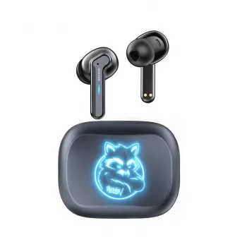 BXT Buxton BTW 8200 Racoon - In-ear Wireless Earphones with Charging Case, White