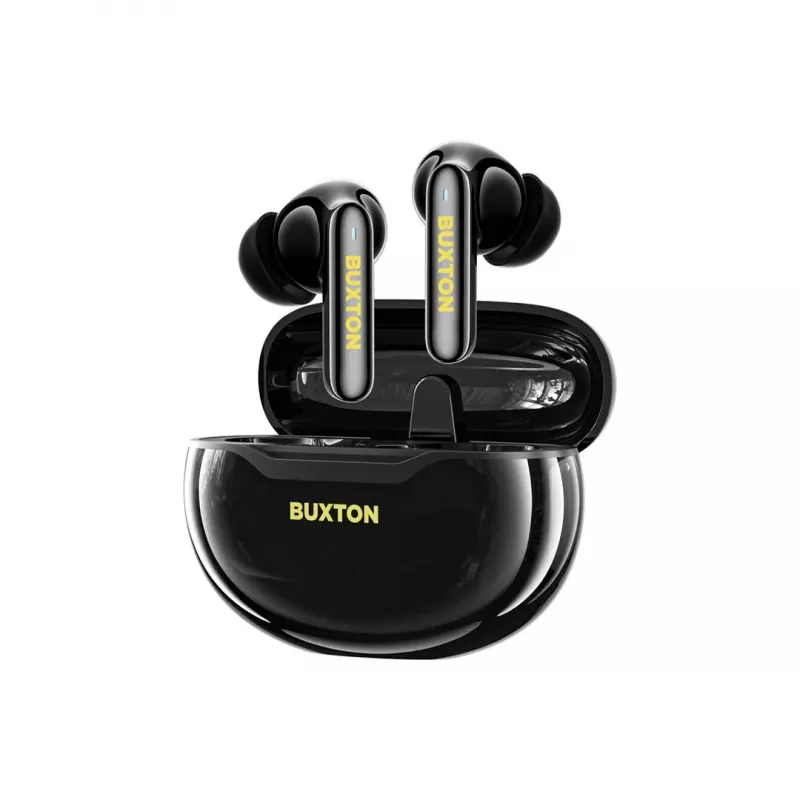 BXT Buxton BTW 7200 Black Tuya - True Wireless In-Ear Earphones with Charging Case, Black, Bluetooth 5.2, IPX4, Touch Control, Tuya Smart App