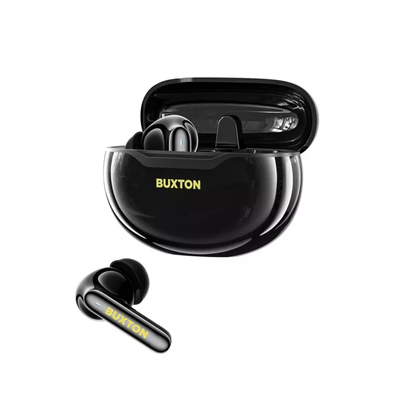 BXT Buxton BTW 7200 Black Tuya - True Wireless In-Ear Earphones with Charging Case, Black, Bluetooth 5.2, IPX4, Touch Control, Tuya Smart App
