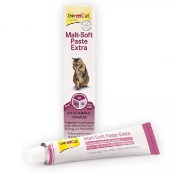 GMC GIMCAT Malt-Soft Paste Cat Treats Hairball Prevention 200g