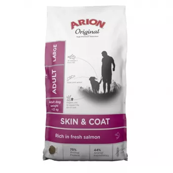 AIN ARION Original Skin & Coat Large Salmon - Dry Dog Food - 12kg