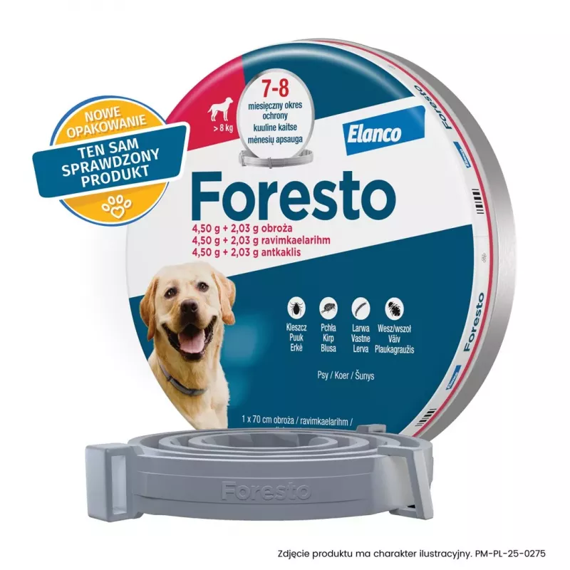 ENA ELANCO Foresto Collar for Dogs Over 8 kg