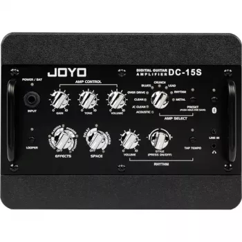 JYO JOYO DC-15S 15W Guitar Amplifier with Bluetooth, Rechargeable Battery, 9 Amp Models, 6 Effects, Drum Machine, Looper, Tuner