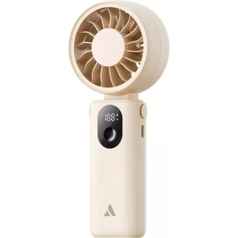 AEL Aecooly Halo 04 Foldable Handheld Fan, Beige