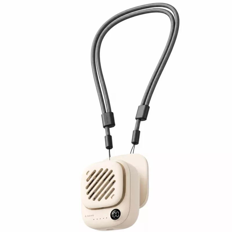 AEL Aecooly Click 01 Mini Portable Neck Fan - Beige