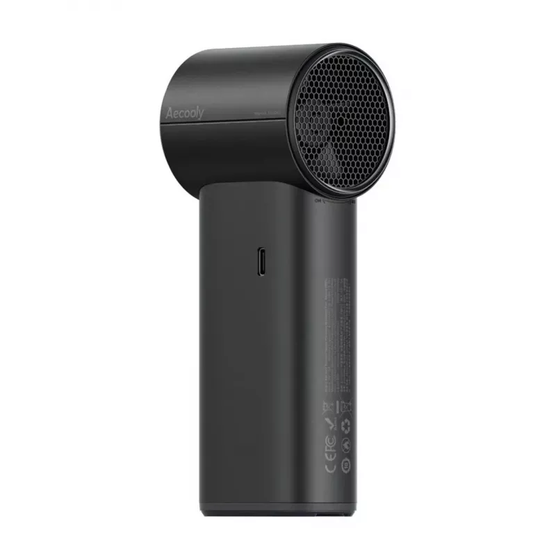 AEL AECOOLY Cold Air Pro Portable Handheld Fan, Black