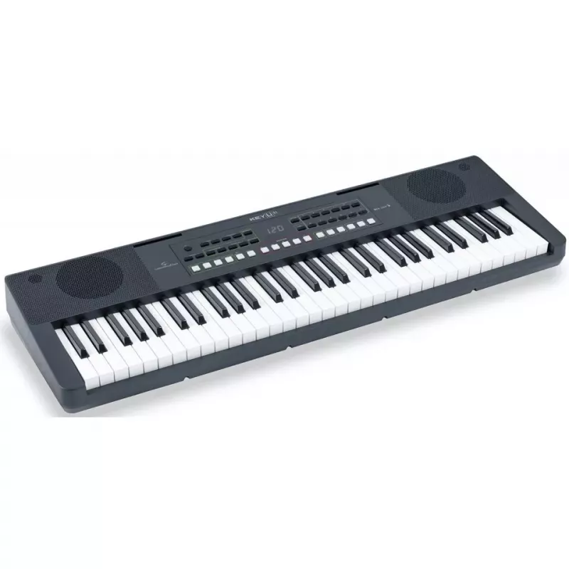 KYL Soundsation KeyLi-61 Keyboard - 61 Touch-Sensitive Keys, 300 Tones, USB-MIDI, Black