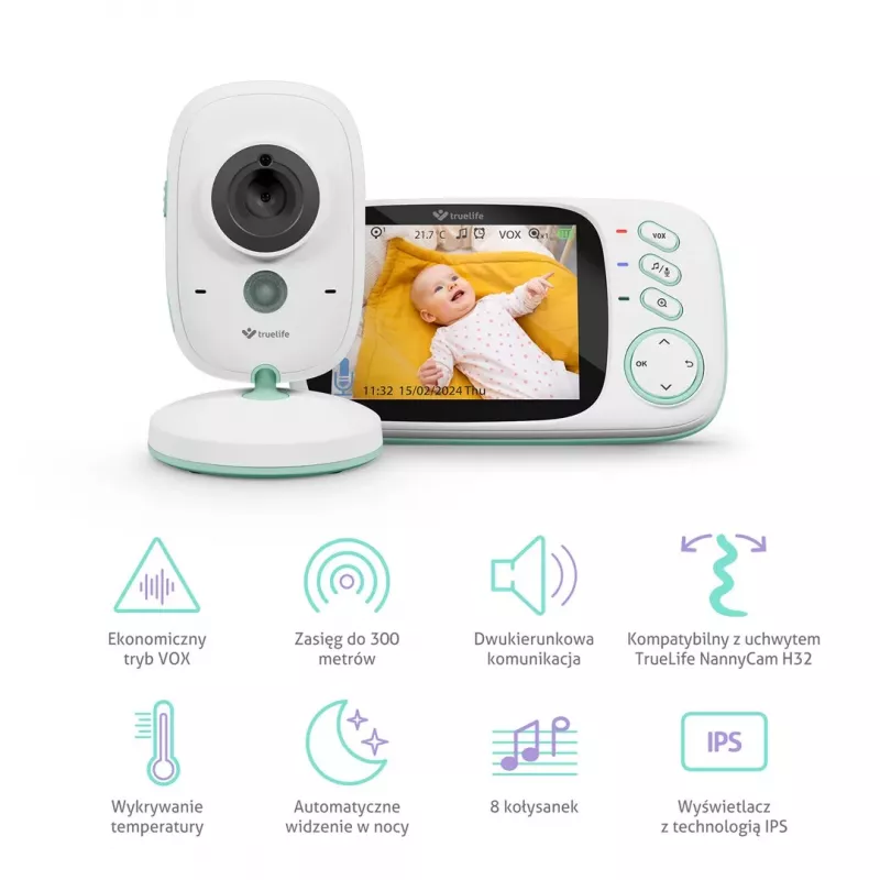 TLF TrueLife NannyCam H32 Pro Baby Monitor