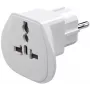 Goobay 94026 Travel Adapter UK, US, IT, CH to EU, White
