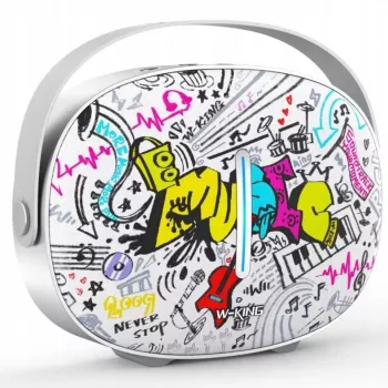 W-KING T8II Wireless Bluetooth Speaker – Music, 50W, IPX5, 10000mAh Power Bank