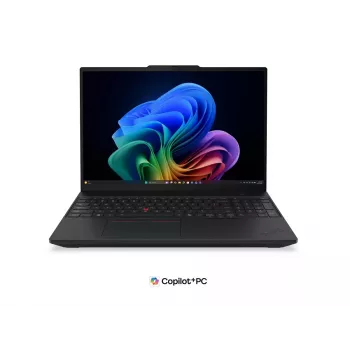 Lenovo ThinkPad T16 G5 Intel Laptop - 16 inch WUXGA IPS Anti-Glare, Intel Core Ultra 7 355, 32GB LPDDR5X, 512GB SSD, Intel Graphics, Windows 11 Pro, Wi-Fi 7, Bluetooth 5.4, Black