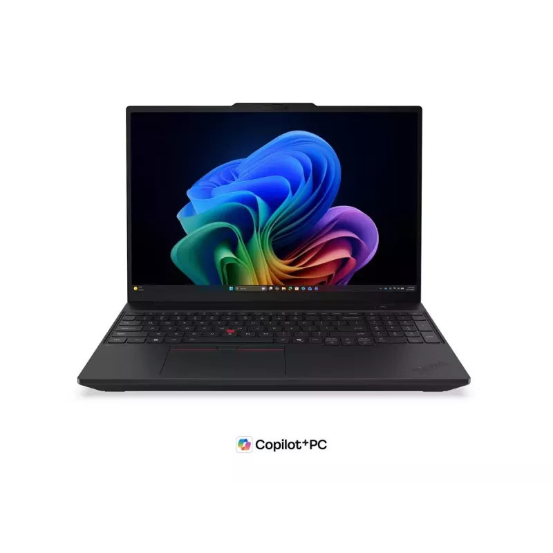 Lenovo ThinkPad T16 G5 Intel Laptop - 16 inch WUXGA IPS Anti-Glare, Intel Core Ultra 7 355, 32GB LPDDR5X, 512GB SSD, Intel Graphics, Windows 11 Pro, Wi-Fi 7, Bluetooth 5.4, Black