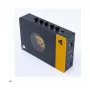 WeAreRewind Amy Portable Cassette Player with Bluetooth, Black/Yellow