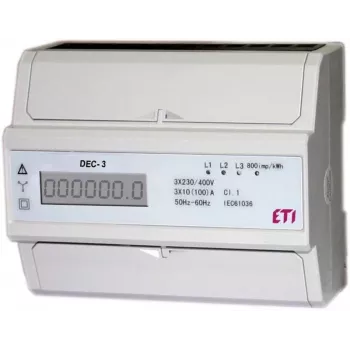 ETI Three-Phase Modular Electricity Meter DEC-3 3x230/400V 80A MID