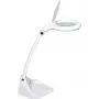 MAUL MAULiris LED Magnifying Desk Lamp, 3 Diopter (1.75x), 127 mm Lens, 760 lm, 6500 K, 9 W, White