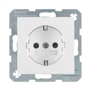 Berker 4723 89 89 Schuko Socket Outlet Polar White