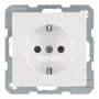 Berker 47236089 SCHUKO Socket Outlet Berker Q.1 Polar White Velvet
