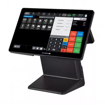 OLYMPIA T400K All-in-One 39.6 cm (15.6 inch) Touchscreen POS Terminal Black