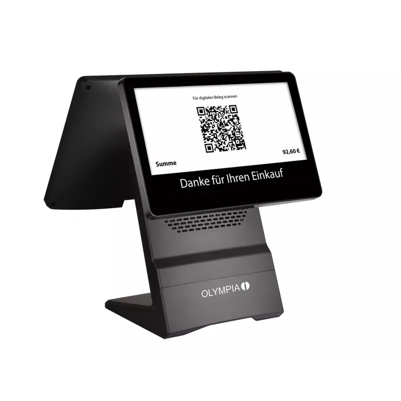 OLYMPIA T400K All-in-One 39.6 cm (15.6 inch) Touchscreen POS Terminal Black