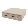 OLYMPIA S330 Manual Cash Drawer - Black - 4 Banknote & 8 Coin Compartments - Key Lock - Steel Casing