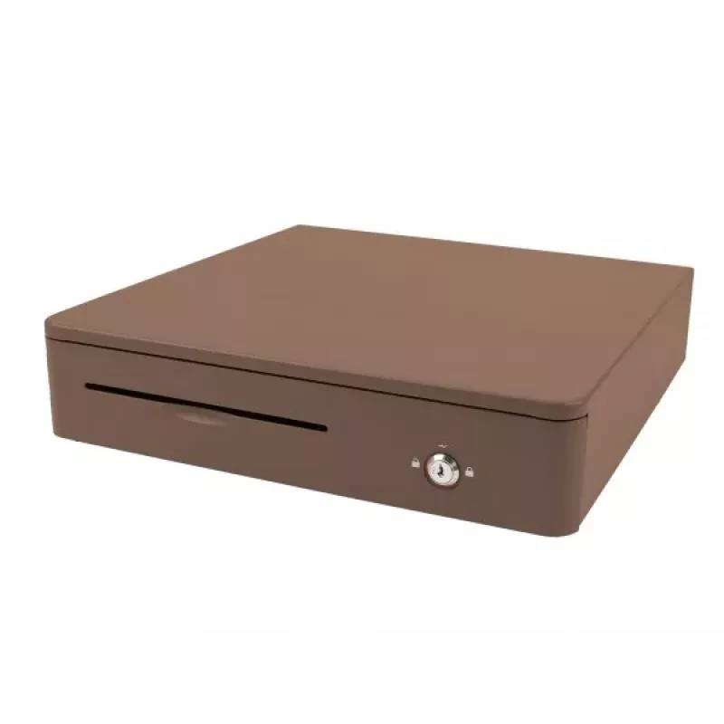 OLYMPIA M405 Electronic Cash Drawer, Black, 4 Banknote/8 Coin Compartments, 24V, RJ11/RJ12, 1.5m Cable