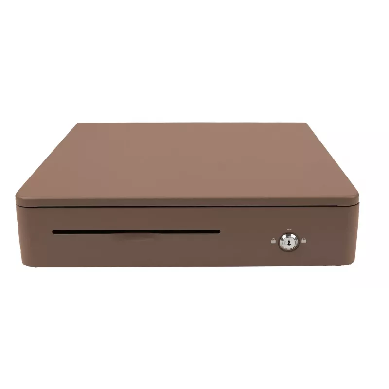 OLYMPIA M405 Electronic Cash Drawer, Black, 4 Banknote/8 Coin Compartments, 24V, RJ11/RJ12, 1.5m Cable
