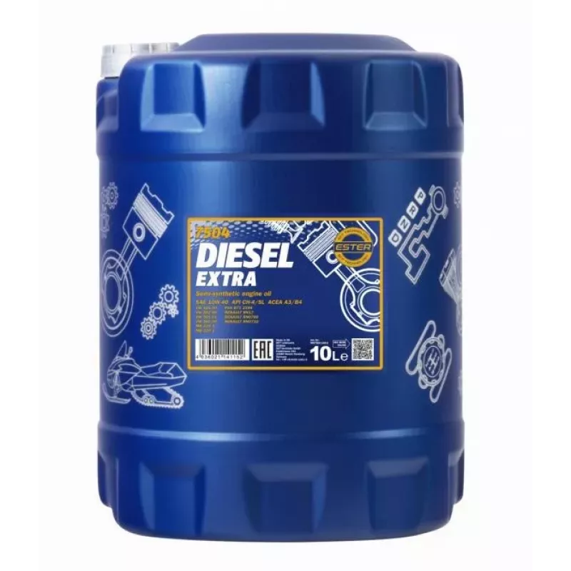 MANNOL Diesel Extra 10W-40 7504, Volume 10L