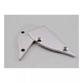 Synergy 21 LED U-Profile ALU062 End Cap Silver-Grey