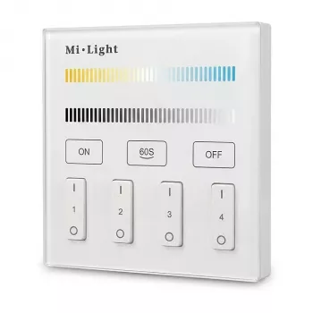 MIBOXER B2 LED Remote Control Smart Panel Dual White (CCT) 4-Zone