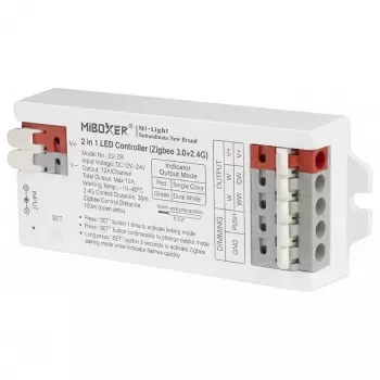 Miboxer LED Controller 2in1 Single Color/Dual White (CCT) Zigbee 3.0/2.4GHz RF (E2-ZR)