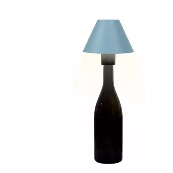 SYNERGY21 Synergy 21 LED Table Lamp Rechargeable Battery for Bottles Outdoor IP54 Touch Switch Dimmable Blue