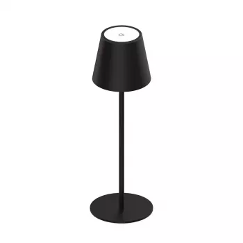 SYNERGY21 Synergy 21 LED Table Lamp Rechargeable Battery - Outdoor IP54 - Touch Switch Dimmable - Black