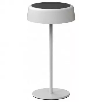 SYNERGY21 LED Table Lamp SOLAR/Rechargeable Battery, Outdoor IP54, Touch Switch Dimmable, White (S21-LED-JT240020)