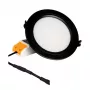 MIBOXER FUT061B 9W RGB+CCT Round LED Panel, Black, Wi-Fi & RF