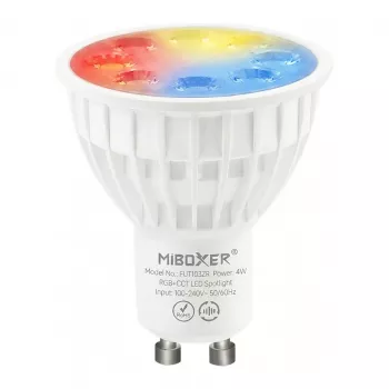 MIBOXER LED Retrofit GU10 4W RGB-WW Spot Zigbee 3.0 + 2.4G