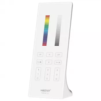 MIBOXER Y3-W 2.4GHz RGB+CCT LED Remote Control, 3 Zones, White