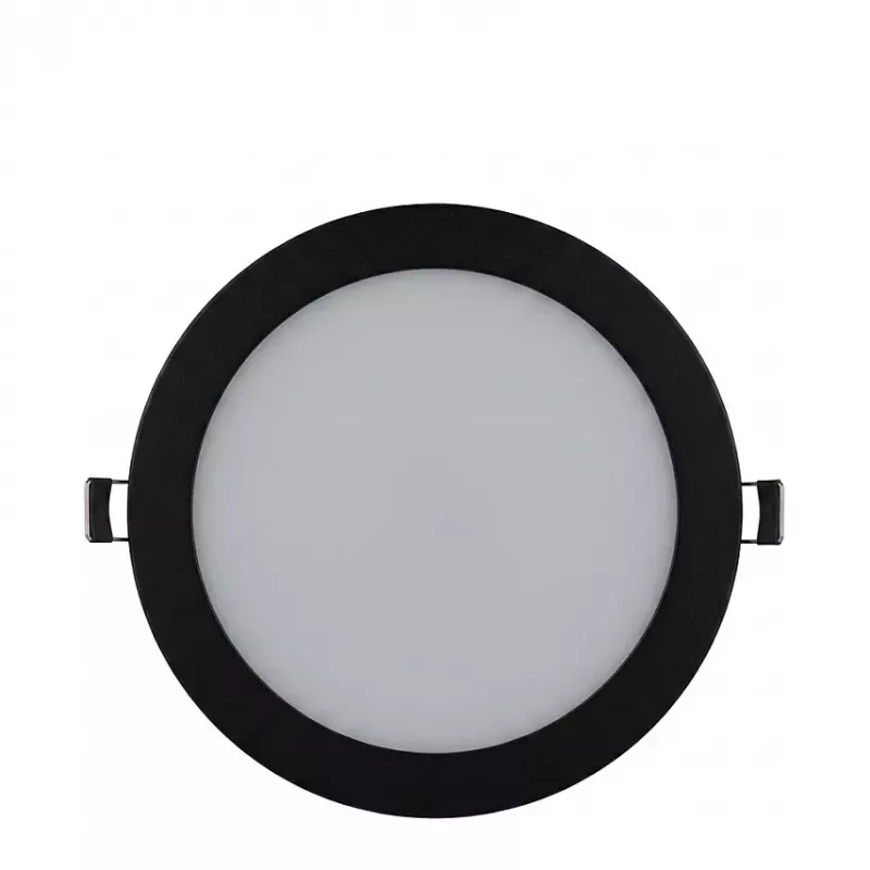 SYNERGY21 LED Ultra Slim Panel Light V6 15W SWW/WW/NW (3CCT) Black 24V