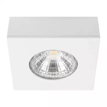 SYNERGY21 Helios LED Recessed Ceiling Spot Square White with Surface-Mount Frame (S21-LED-ME016)