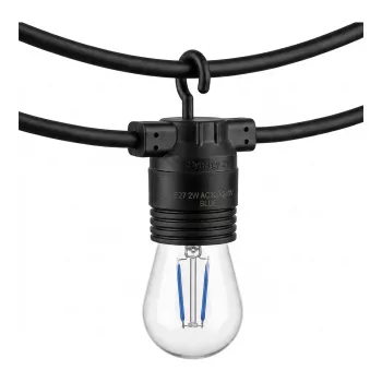 SYNERGY21 LED Retrofit E27 S14 Blue 2W for Festoon String Lights