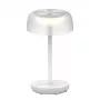SYNERGY21 LED Table Lamp SOLAR/Rechargeable Battery, Outdoor IP54, Touch Switch Dimmable, Transparent-White