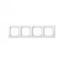 MERTEN 4-Gang Cover Frame Polar White 29.4 x 8.1 cm System M