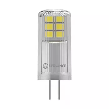 OSRAM LED PIN 12V P 2.2W 827 Clear G4 12V Low-Voltage LED Lamp with Plug Base