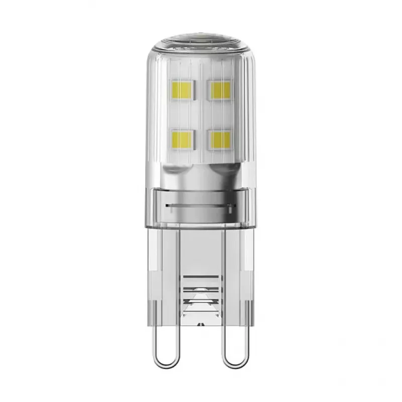 OSRAM LED PIN G9 P 1.9W 827 Clear G9 LED Lamp with Retrofit Plug Base